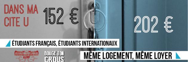 Etudiants internationaux, étudiants français : même logement, même loyer !