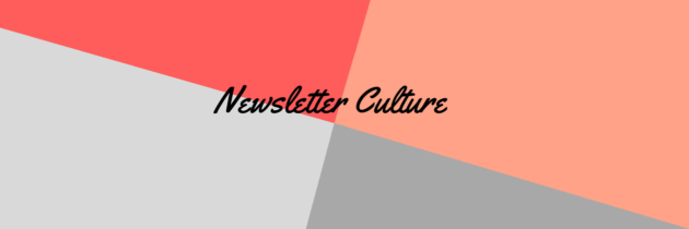 Newsletter Culture début Avril 2019